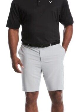 Callaway Light Blue Gray Golf Pants with Embroidered Logo
